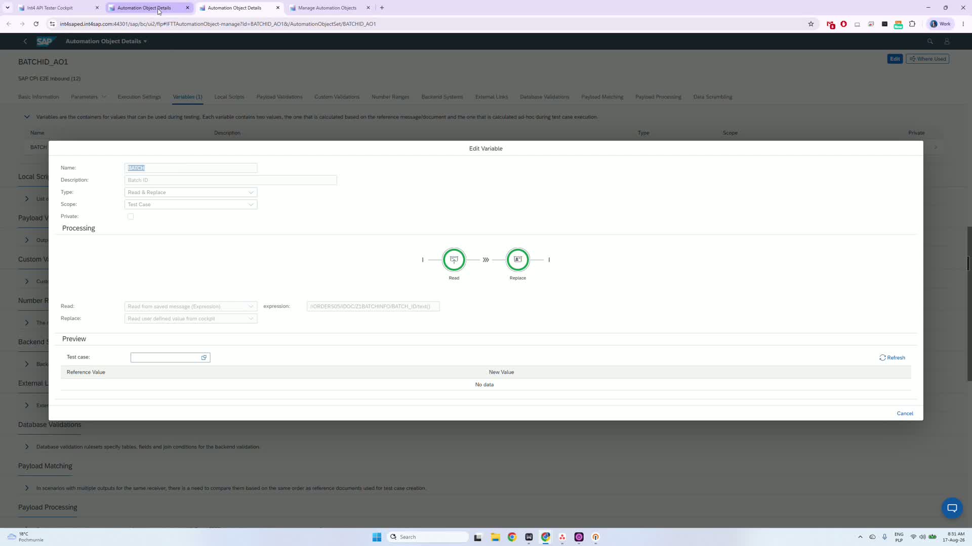 Step 7 - linking test cases as parent and child